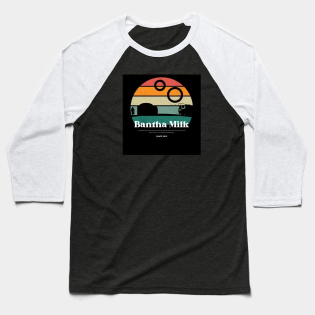 Bantha Milk Sunset Baseball T-Shirt by Bantha Milk Podcast